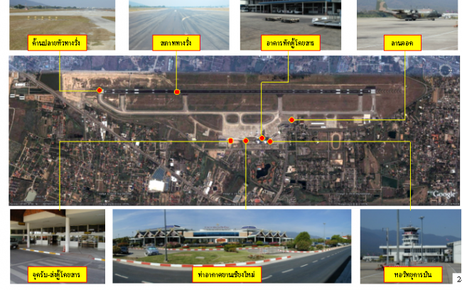 งานศึกษาสำรวจออกแบบรายละเอียดงานขยายความยาวทางวิ่ง ทางขับ ท่าอากาศยานเชียงใหม่
